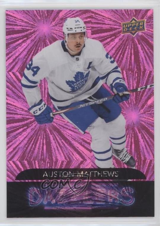 2020-21 Upper Deck Dazzlers Pink Auston Matthews #DZ-42 0o5t