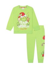 The Grinch Toddler Unisex Printed Sweatshirt  Jogger set, 2 Piece, Green, 2T