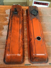 Chevy 327 350 283 Small Block Valve Covers Corvette Camaro Chevelle W Baffles