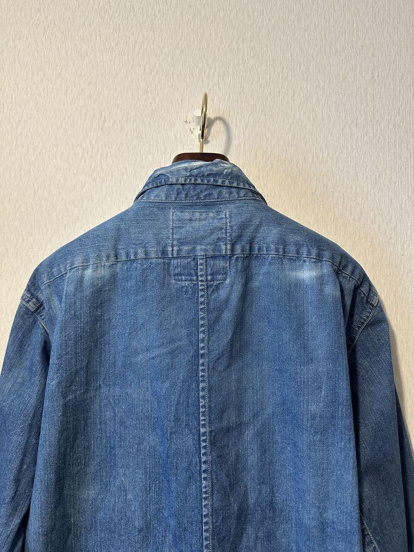 RRL DOUBLE RL Denim China Shirt Jacket Men's #EB AIA | eBay RRL DOUBLE RL Denim China Shirt Jacket Men's #EB AIA | eBay