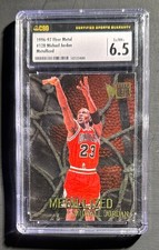 1996-97 Fleer Metal #128 Michael Jordan Metallized CSG 6.5 Chicago Bulls
