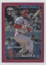 2024 Topps Chrome Update Magenta Refractor 44/399 Victor Scott II #USC48 1e1b