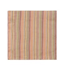 Paul Smith Multi-coloured Signature Stripe Silk Pocket Square