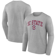 Men's Gray South Carolina State Bulldogs Campus Long Sleeve T-Shirt