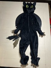 Dreamworks How To Train Your Dragon  Toothless  Kids Costume Size 2-T