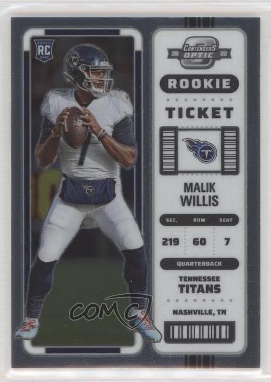 2022 Panini Contenders Optic Rookie Ticket Malik Willis #86 2h5