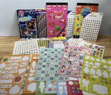 Stickers Mixed Lot Assorted Random Teachers Kids Scrapbooking New & Incomplete