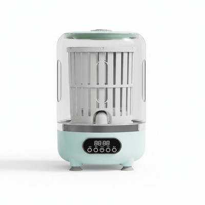 Mini Washer Transparent Cover Portable Washer Touch Buttons