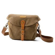 Camera Bag, SLR DSLR Canvas Crossbody Camera Case, Compact Camera Shoulder