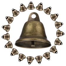  10 Pack Metal Bell Hand Bronze Vintage Cheerful Sound Craft Bells