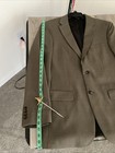 Jos A Bank Traveler's Collection Plaid Tailored Fit Blazer 100% Wool 42L — photo 10