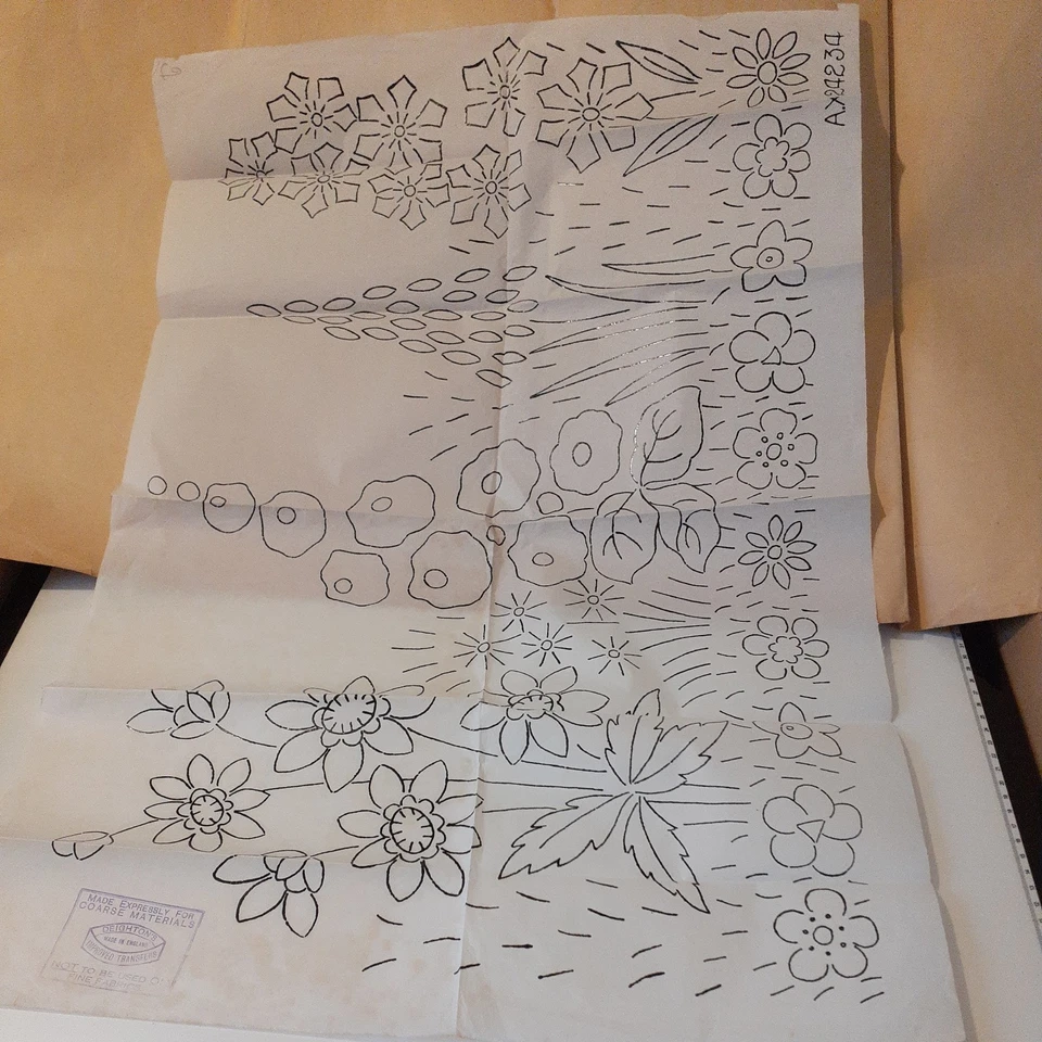 Vintage Embroidery Transfer Bundle Mixed x 89 sheets - Image 4 of 4