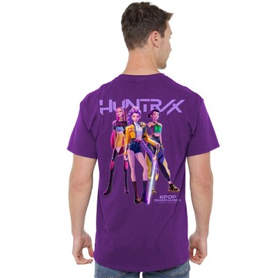 K-Pop Demon Hunters - Huntrix Huntr/X Band Pose (Back Print) T