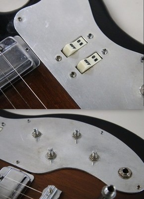 1960s Teisco WG-2L Electric Guitar Japan Sunburst (Needs Work