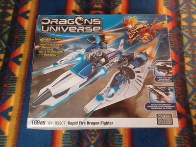 Mega Bloks Rapid Fire Dragon Fighter 95207 169 Pieces Dragons Universe