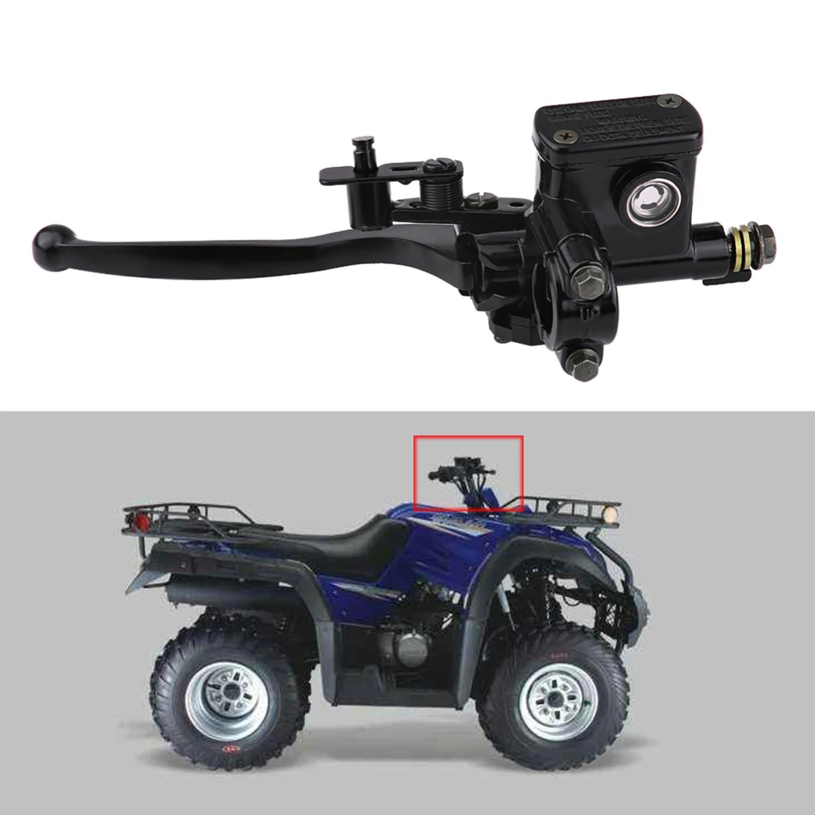 10MM Front Right Hydraulic Brake Master Lever Cylinder Pit/Dirt Bike/ATV/Quad TD