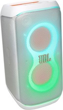 JBL PartyBox Club 120 Portable Bluetooth Speaker with Lights  Mic Input - White