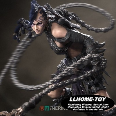 20CM tall Zestari Shadow Elf Warrior Resin 3d Print Model Unpainted GK Figure