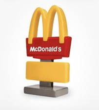 2025 McDONALD'S Lil Mcdonalds Minature Kids HAPPY MEAL Toy sign new no box