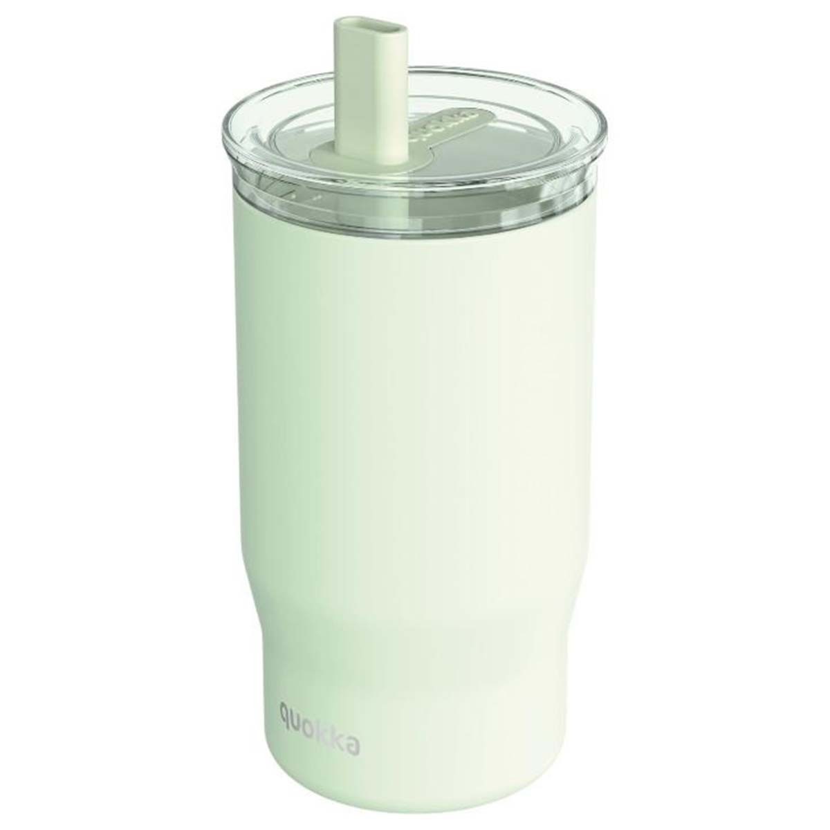 Gourde isotherme 720ml Quokka verte pour boire facilement sans renverser