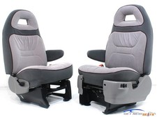 Ford Econoline Front Bucket Seats Powered Gray Cloth W Folding Armrests 1997