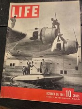 October 20 1941  LIFE MAGAZINE - TRIPPE's CLIPPER- World War 2 - RARE! -BX2