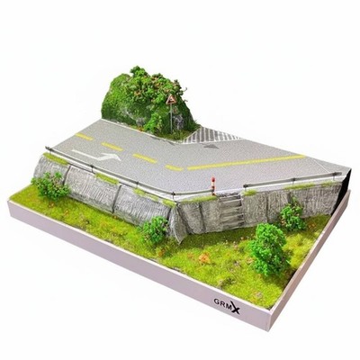 1:64 Modellauto Miniaturlandschaft handgefertigt Miniatur Straßenszene