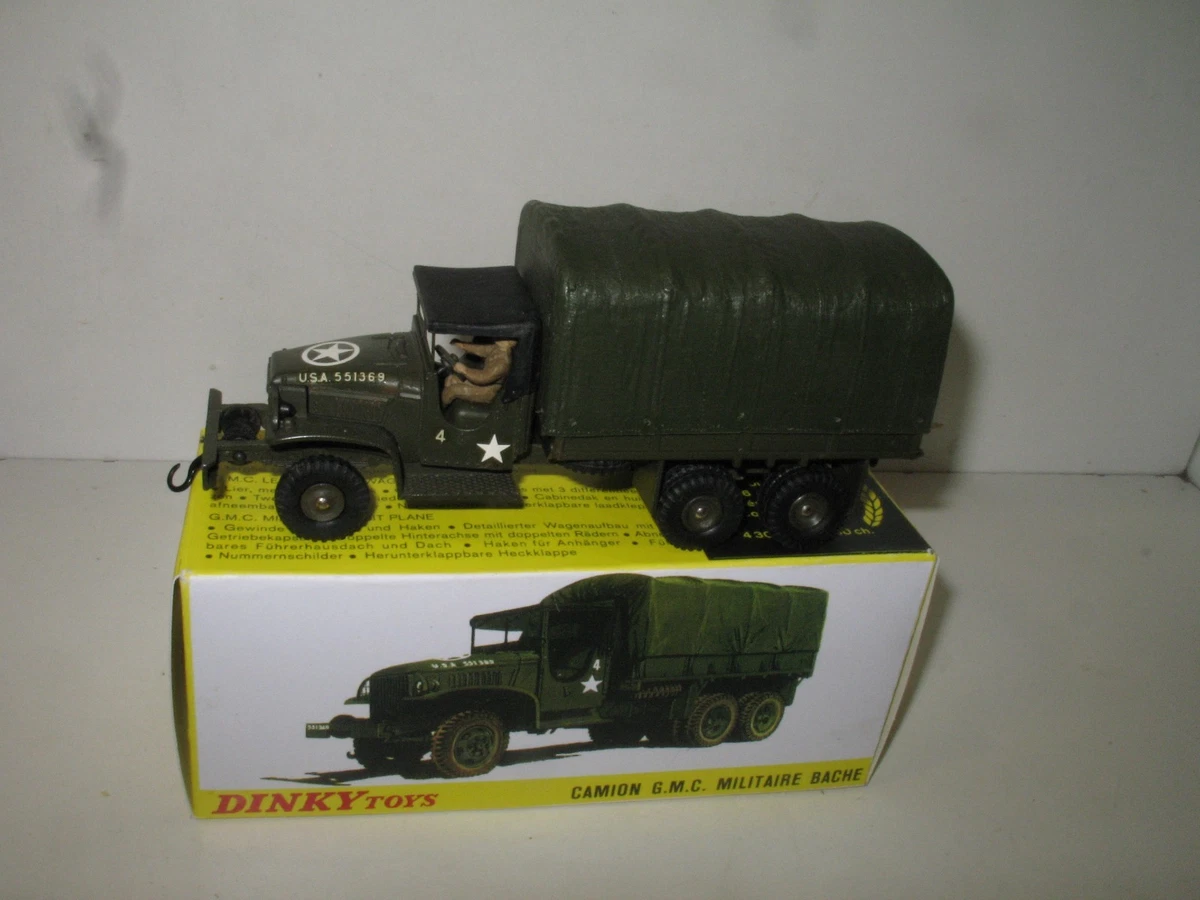 Dinky Toys – Camion GMC Militaire US Bâché 809 Version 2 – 1/43