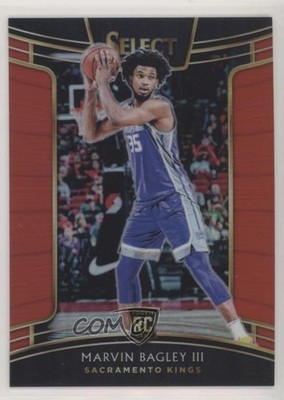 2018 Panini Select Concourse Red Prizm /199 Marvin Bagley III #15 Rookie RC z1r