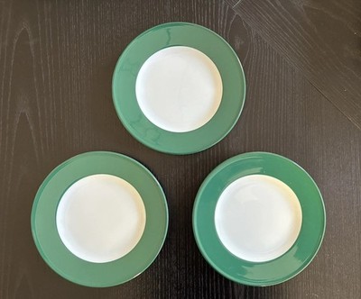 Dibbern Teller, Desserteller, 3x, grün,tannengrün,21 cm,neuwertig