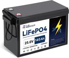 24V LiFePO4 140Ah Lithium Battery for RV Marine Solar Trolling Motor 100A BMS