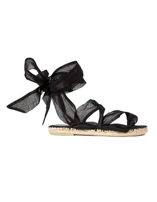 Es Par Ta espadrilles, Black Ribbon, Size 40