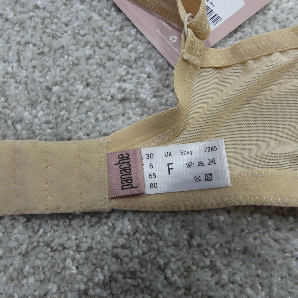 Sujetador Panache para mujer 30F beige con aros copa completa Envy 7285 Foto 3 de 4