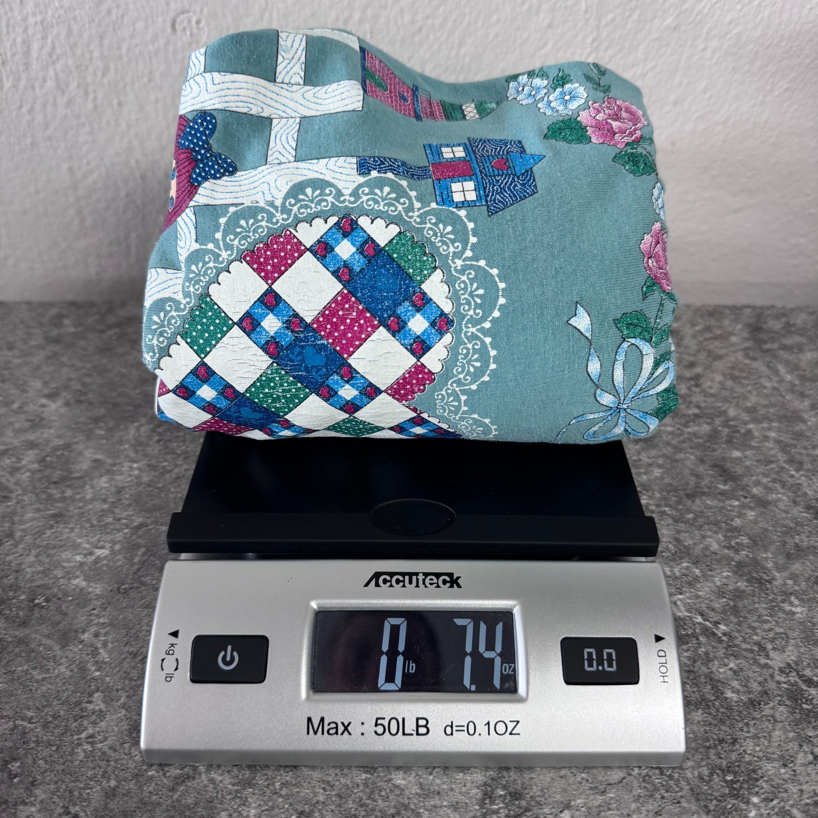 Vintage 90s Jerzees Flower Patchwork Ragdy Anne D… - image 6