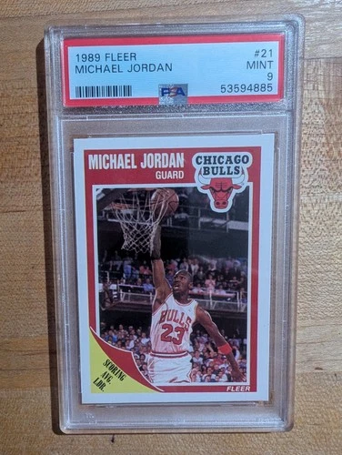 1989-90 Fleer - Michael Jordan #21 PSA 9
