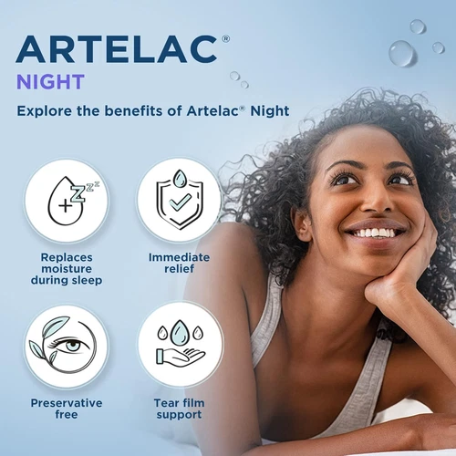 Artelac Night Eye Drops, Symptom Relief for Tired, Dry, 10 ml (Pack of 1) - Picture 3 of 8