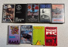 Mixed Cassete Tape Lot Qty 9 Mixed Artist Mixed Genre.