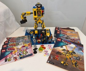 The LEGO Movie Mixed Lot w/ Minifigures, Partial Build & Manuals, Accessories