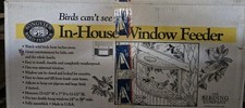 VINTAGE 1997 The Birding Company Maine In-House Window Feeder Bird Feeder
