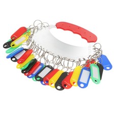 Reusable Key Tags with Iron and Plastic Key Storage Tools for Home Office