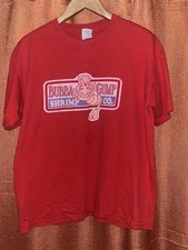 Bubba Gump Shrimp Co. Men’s Large Red T-shirt Forrest Gump