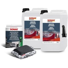 2x 5 L LITER SONAX INSEKTENENTFERNER REINIGER + SONAX INSEKTENSCHWAMM DUO