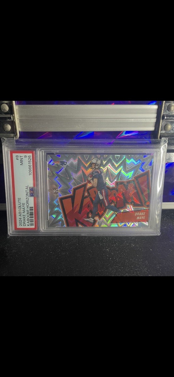 2024 Panini Absolute - Kaboom! Horizontal Drake Maye #8 (RC) for