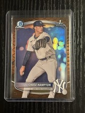 CHASE HAMPTON 2025 BOWMAN CHROME 1ST ORANGE REPTILIAN REFRACTOR #BCP-5 /25 Q6832