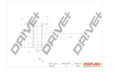 Dr!ve+ Ölfilter DP1110.11.0132 für CITROËN DS  passend für FIAT FORD MAZDA