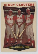 1960 Topps Gus Bell Frank Robinson Jerry Lynch Cincy Clouters ( ) #352 HOF 0i0u
