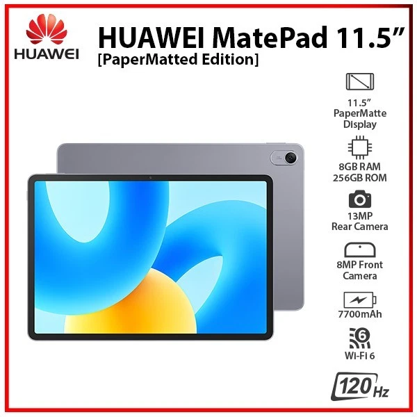 NEW HUAWEI MatePad 11.5" PaperMatte Edition 8GB+256GB HarmonyOS PC Tablet (WiFi)