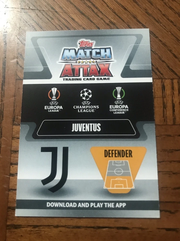 2021-22 Topps Match Attax UCL Extra - Shirt Service Giorgio Chiellini #SS 15 - Image 2 of 2