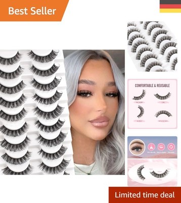 Wiederverwendbare 3D Wimpern D Curl - Kunst-nerz Cat Eye Lashes für Eleganz