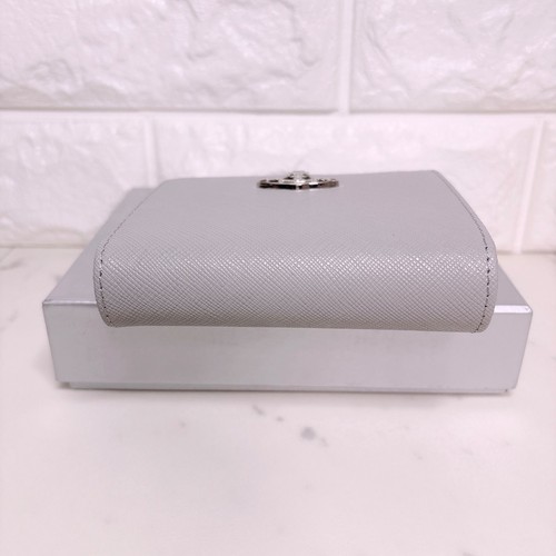 1 article Reed dernier modèle neuf luxueux orb Vivienne Westwood bi pli portefeuille gris - Photo 4/10
